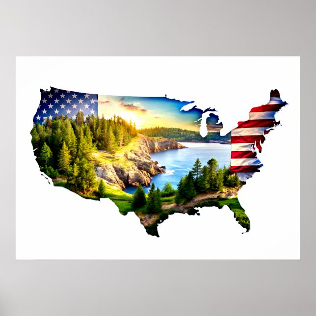 Acadia National Park USA Poster (Vorne)