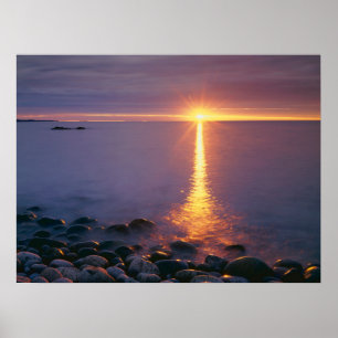Acadia-Nationalpark Atlantischer Ozean Maine Poster