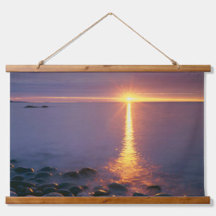 Acadia-Nationalpark Atlantischer Ozean Maine Wandteppich Mit Holzrahmen