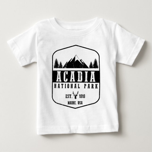 Acadia-Nationalpark Baby T-shirt (Vorderseite)