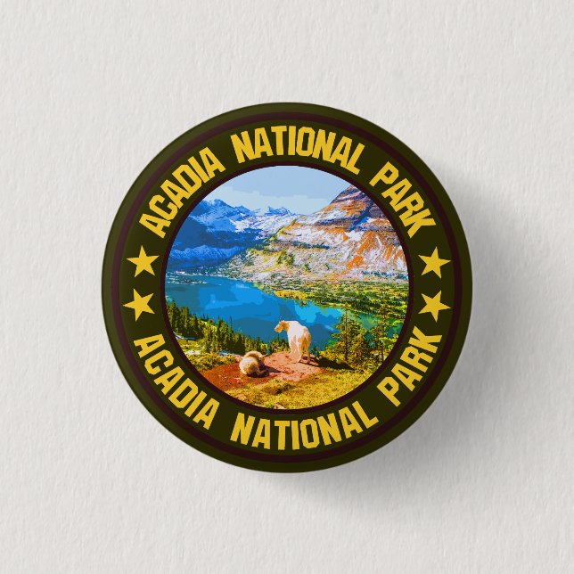 Acadia Nationalpark Button (Vorderseite)