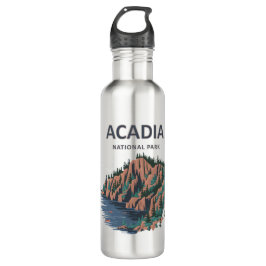 Acadia Nationalpark Cadillac Edelstahlflasche