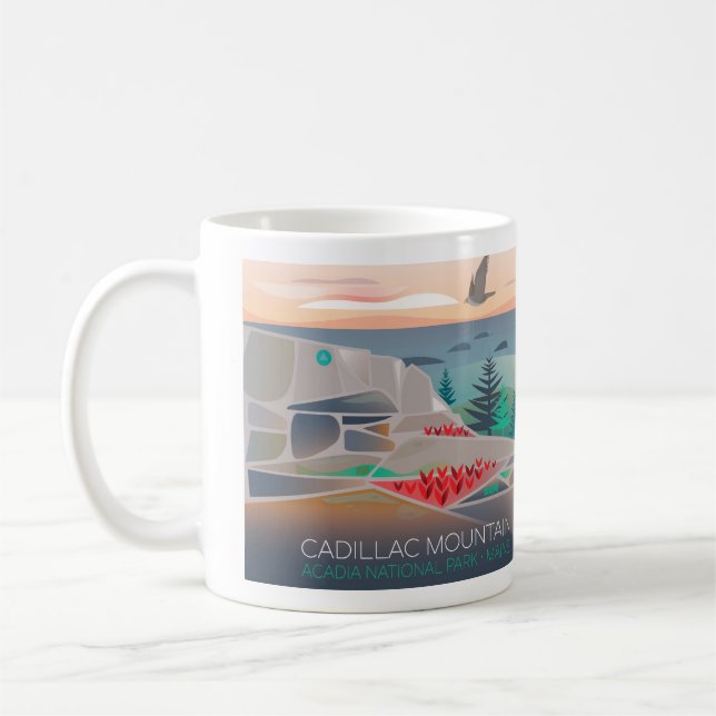 Acadia Nationalpark, Cadillac Mountain Tasse (Links)