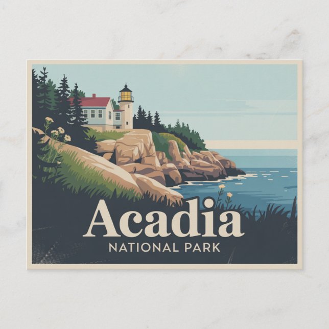 Acadia Nationalpark California Postkarte (Vorderseite)