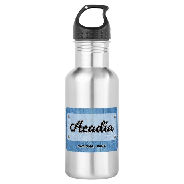 Acadia Nationalpark Edelstahlflasche (Vorderseite)