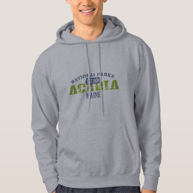 Acadia-Nationalpark Hoodie (Vorderseite)