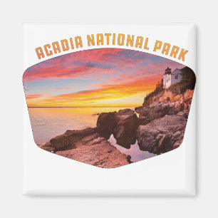 Acadia Nationalpark Küste & Leuchtturm Magnet