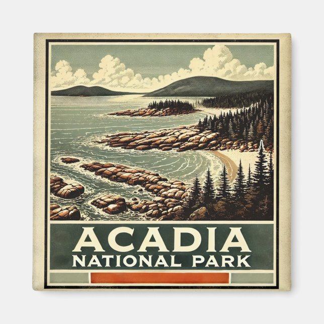 Acadia Nationalpark Magnet (Vorne)