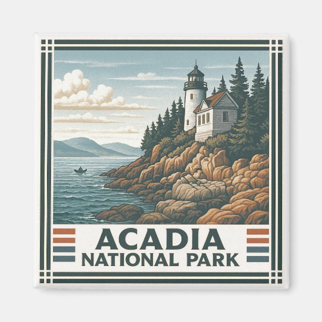 Acadia Nationalpark Magnet (Vorne)