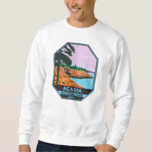 Acadia Nationalpark Maine Bar Harbor Vintag Sweatshirt
