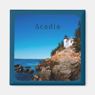 Acadia Nationalpark Maine Bass Harbour Lighthouse Magnet