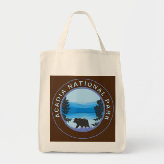 Acadia Nationalpark Maine Bear Tote Bag Tragetasche