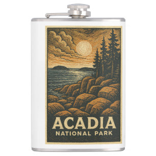 Acadia Nationalpark Maine Flask Flachmann