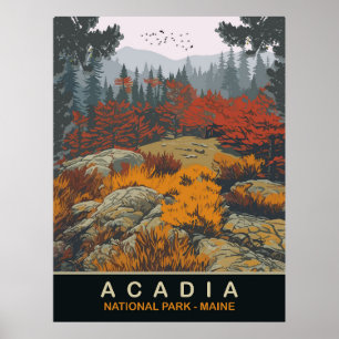 Acadia Nationalpark, Maine, Reisen Poster