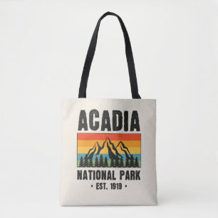 Acadia Nationalpark, Maine Retro Vintag