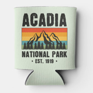 Acadia Nationalpark, Maine Retro Vintag Dosenkühler