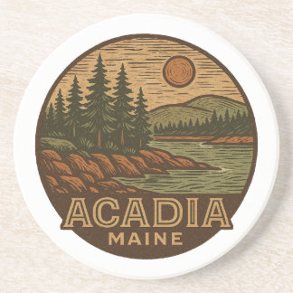 Acadia Nationalpark Maine Sandstone Untersetzer