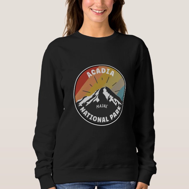 Acadia Nationalpark Maine Sweatshirt (Vorderseite)