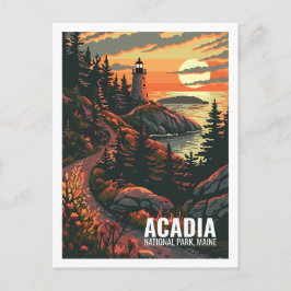 Acadia Nationalpark Maine USA Nationalparks Postkarte
