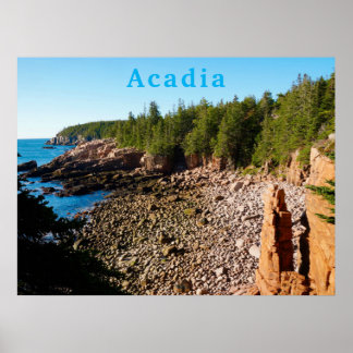 Acadia Nationalpark MDI Monument Cove Maine Poster