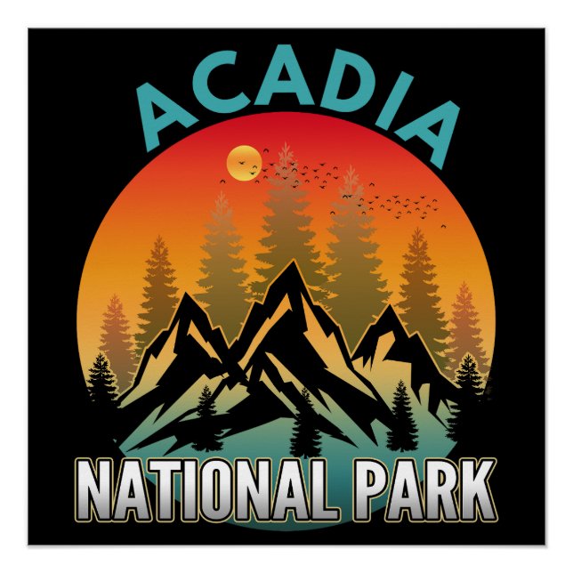 Acadia Nationalpark Poster (Vorderseite)
