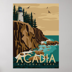 Acadia Nationalpark Poster