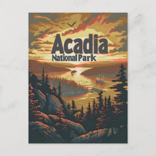 Acadia Nationalpark Postkarte
