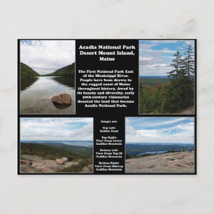 Acadia Nationalpark Postkarte