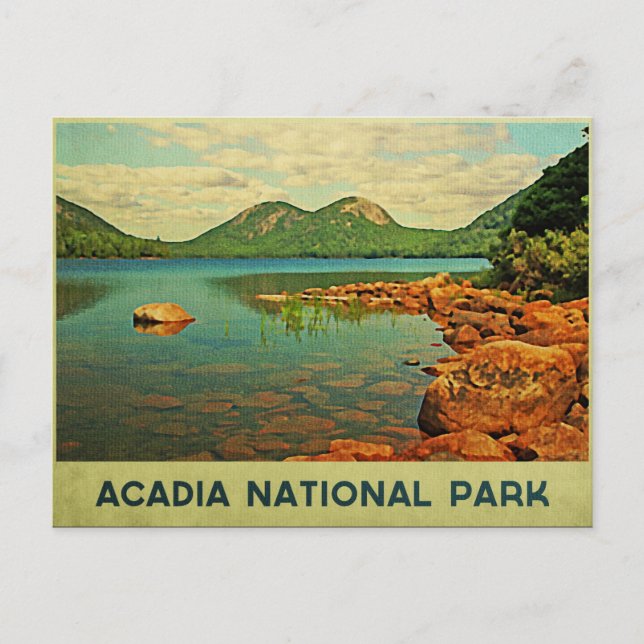 Acadia Nationalpark Postkarte (Vorderseite)