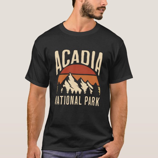 Acadia-Nationalpark T-Shirt (Vorderseite)