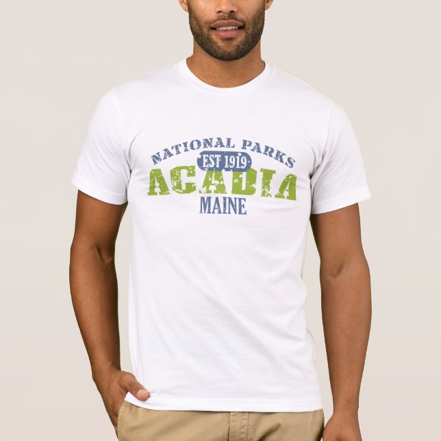 Acadia-Nationalpark T-Shirt (Vorderseite)