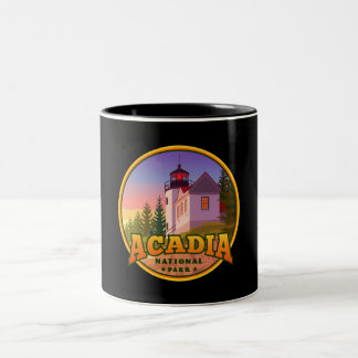 Acadia-Nationalpark-Tasse Zweifarbige Tasse