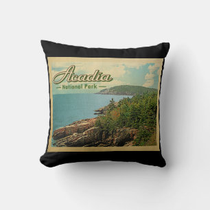 Acadia Nationalpark Vintage Kissen