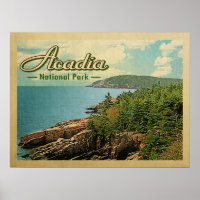Acadia Nationalpark Vintage