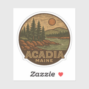 Acadia Nationalpark Vinyl Sticker - wasserdicht