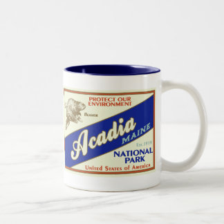 Acadia-Nationalpark Zweifarbige Tasse