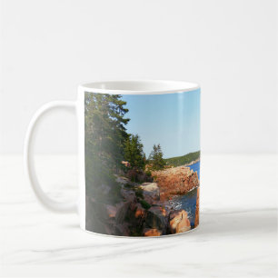 Acadia Rocky Beach in der Nähe von Thunder Hole Kaffeetasse
