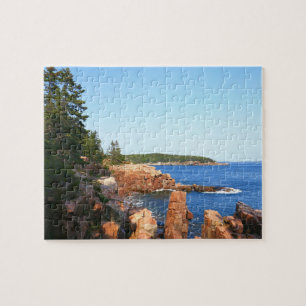 Acadia Rocky Beach in der Nähe von Thunder Hole Puzzle