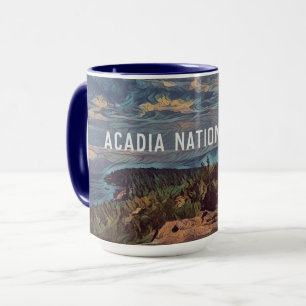Acadia Sky Nationalpark Individueller Jumbo Tasse