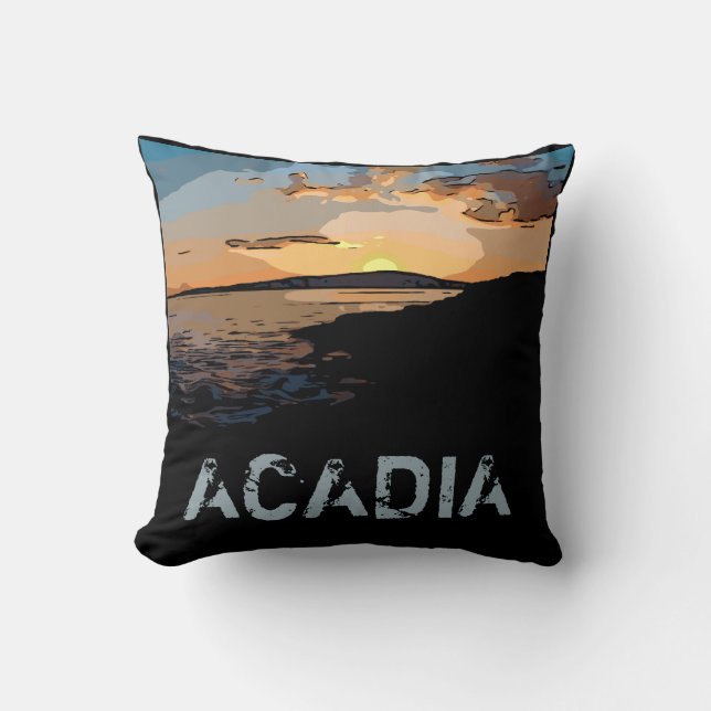 ACADIA SUNSET KISSEN (Vorderseite)