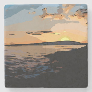 ACADIA SUNSET STEINUNTERSETZER