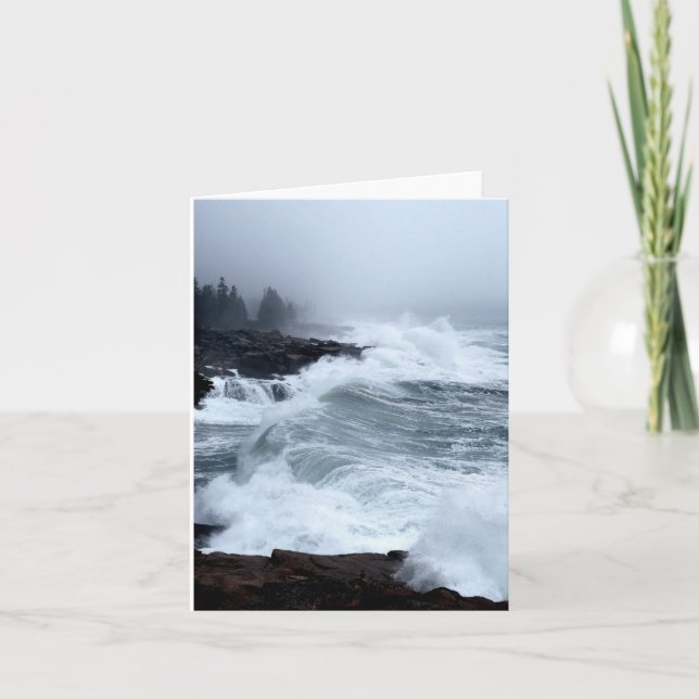 Acadia Surf Notecard - 2 Karte (Vorderseite)
