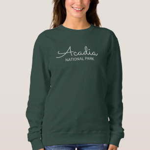 Acadia Sweatshirt Cursive