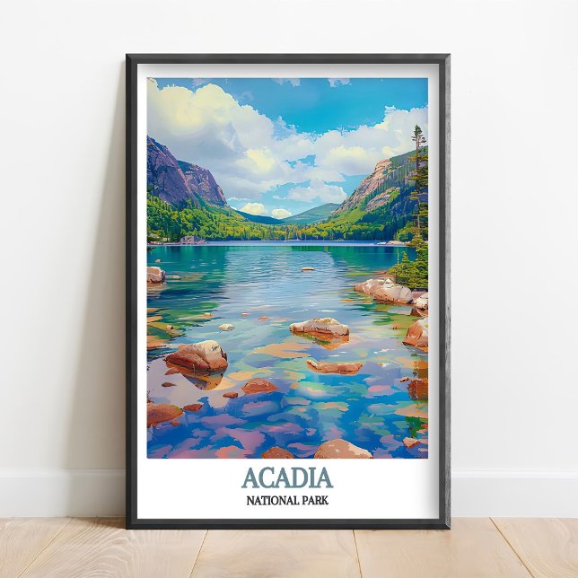 Acadia Wall Art- Jordan Pond Print- Acadia Nationa Poster (Von Creator hochgeladen)
