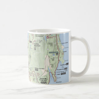 Acadiakarten-Tasse Tasse