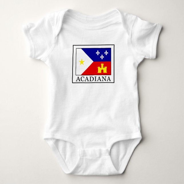 Acadiana Baby Strampler (Vorderseite)