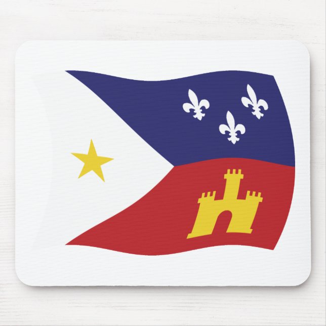 Acadiana Flag Mousepad (Vorne)