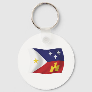 Acadiana Flag Schlüsselanhänger