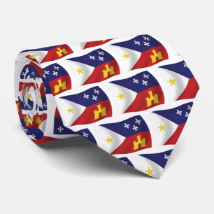 Acadiana-Flagge Krawatte