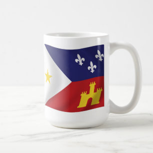 Acadiana-Flaggen-Tasse Tasse